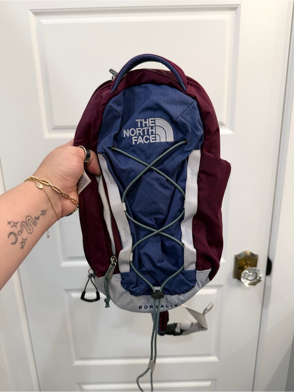 The North Face Burgundy & Navy Borealis Sling Pack